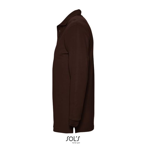 chocolate POLO MANGA LARGA PARA HOMBRE SOL'S WINTER II