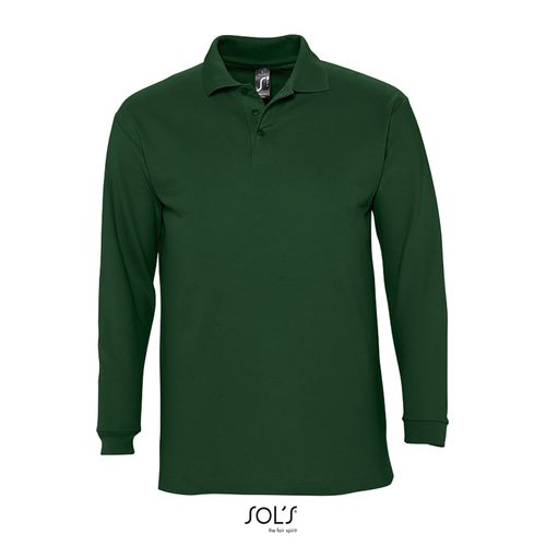 verde golf POLO MANGA LARGA PARA HOMBRE SOL'S WINTER II