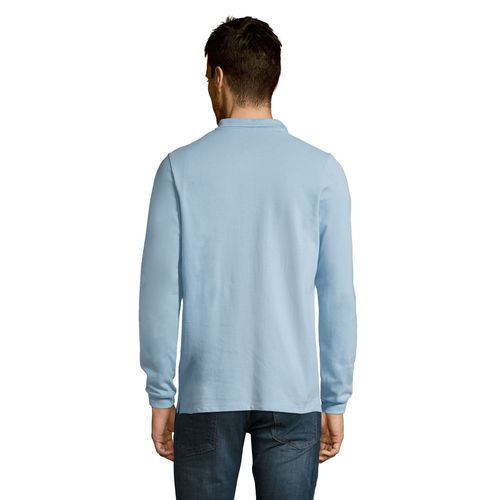 azul celeste POLO MANGA LARGA PARA HOMBRE SOL'S WINTER II