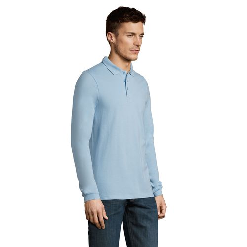 azul celeste POLO MANGA LARGA PARA HOMBRE SOL'S WINTER II