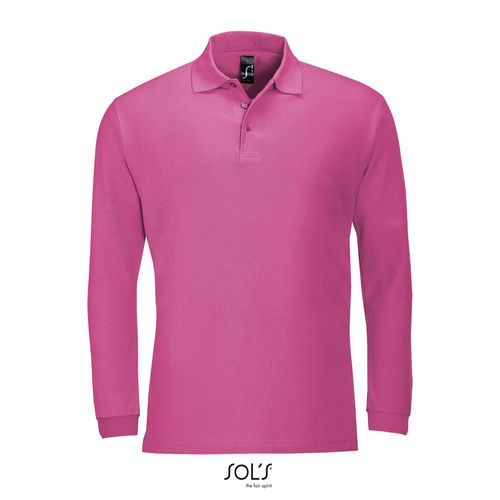 rosa vivo POLO MANGA LARGA PARA HOMBRE SOL'S WINTER II
