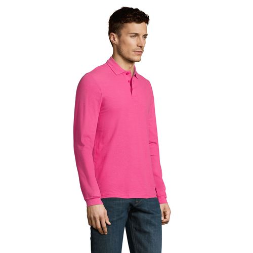 rosa vivo POLO MANGA LARGA PARA HOMBRE SOL'S WINTER II