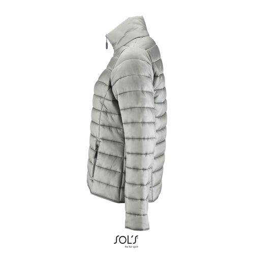 gris metálico CHAQUETA MUJER ACOLCHADA LIGERA SOL'S RIDE WOMEN