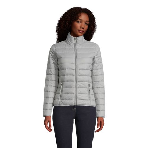 gris metálico CHAQUETA MUJER ACOLCHADA LIGERA SOL'S RIDE WOMEN