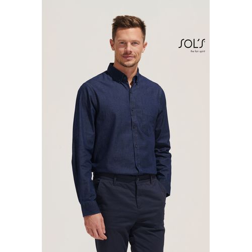 CHEMISE HOMME EN DENIM SOL'S BARRY MEN