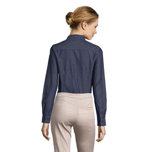 CHEMISE FEMME EN DENIM SOL'S BARRY WOMEN