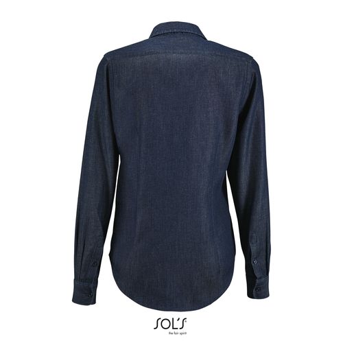 CHEMISE FEMME EN DENIM SOL'S BARRY WOMEN