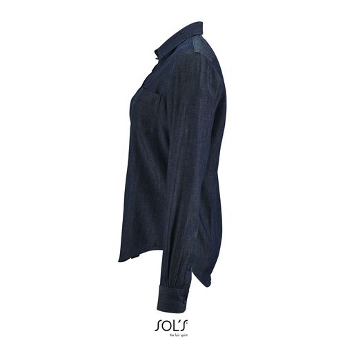 CHEMISE FEMME EN DENIM SOL'S BARRY WOMEN