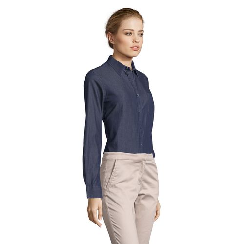 CHEMISE FEMME EN DENIM SOL'S BARRY WOMEN