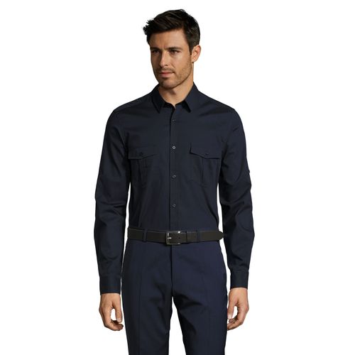 azul oscuro CAMISA DE HOMBRE SOL'S BURMA MEN