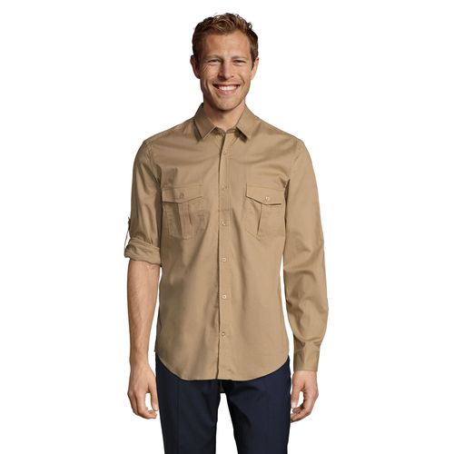 castaña CAMISA DE HOMBRE SOL'S BURMA MEN