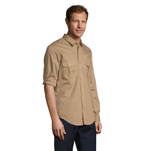 castaña CAMISA DE HOMBRE SOL'S BURMA MEN