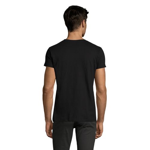 negro produndo CAMISETA AJUSTADA DE CUELLO REDONDO PARA HOMBRE SOL'S Imperial FIT