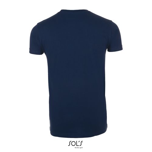 marina francesa CAMISETA AJUSTADA DE CUELLO REDONDO PARA HOMBRE SOL'S Imperial FIT
