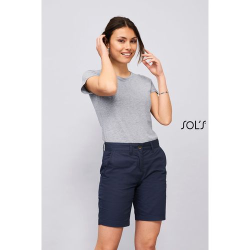 BERMUDA CHINO FEMME SOL'S JASPER WOMEN