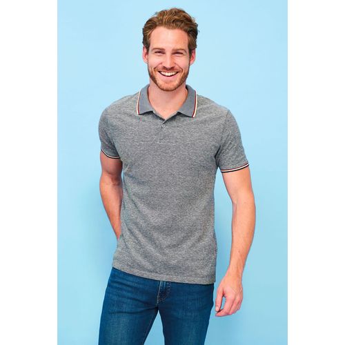 POLO CHINÉ HOMME PERSONNALISÉ SOL'S PANAME MEN