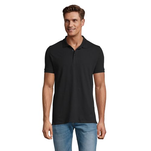 black POLO ALGODÓN - ELASTANO PARA HOMBRE SOL'S PHOENIX MEN