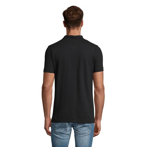 black POLO ALGODÓN - ELASTANO PARA HOMBRE SOL'S PHOENIX MEN
