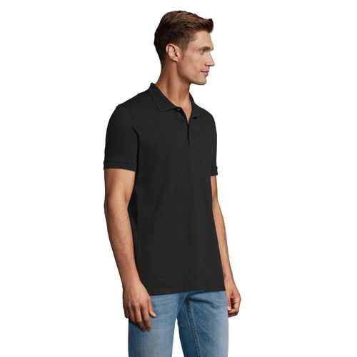 black POLO ALGODÓN - ELASTANO PARA HOMBRE SOL'S PHOENIX MEN
