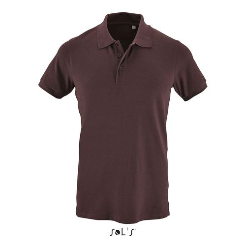 moteado oscuro borgoña POLO ALGODÓN - ELASTANO PARA HOMBRE SOL'S PHOENIX MEN