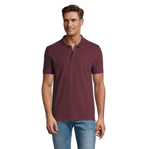 moteado oscuro borgoña POLO ALGODÓN - ELASTANO PARA HOMBRE SOL'S PHOENIX MEN