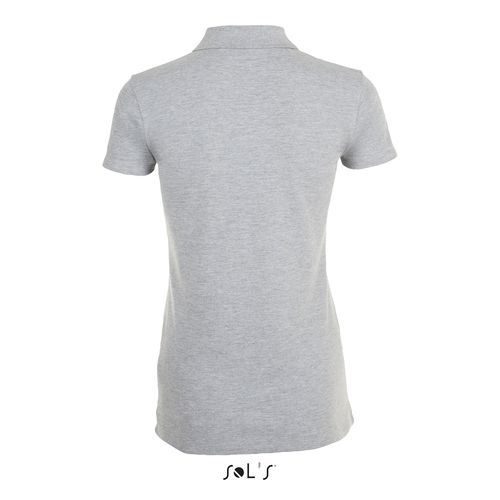 gris chiné POLO ALGODÓN-ELASTANO PARA MUJER SOL'S PHOENIX WOMEN
