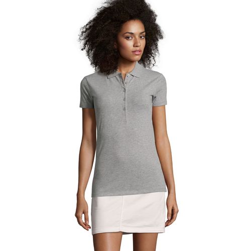 gris chiné POLO ALGODÓN-ELASTANO PARA MUJER SOL'S PHOENIX WOMEN