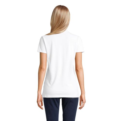 white POLO ALGODÓN-ELASTANO PARA MUJER SOL'S PHOENIX WOMEN
