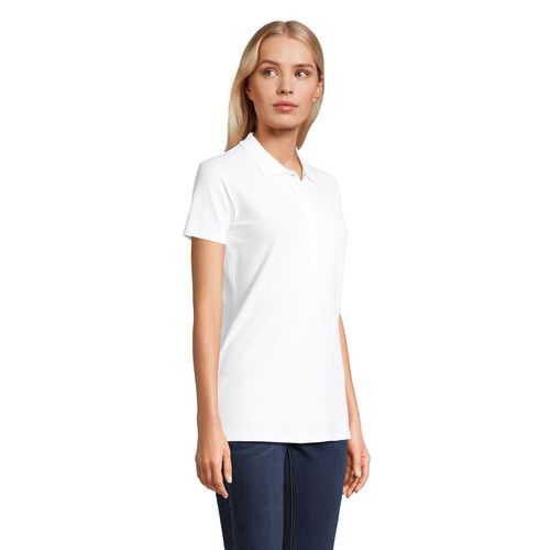 white POLO ALGODÓN-ELASTANO PARA MUJER SOL'S PHOENIX WOMEN