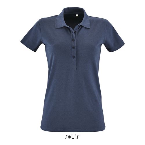 azul denim chiné POLO ALGODÓN-ELASTANO PARA MUJER SOL'S PHOENIX WOMEN