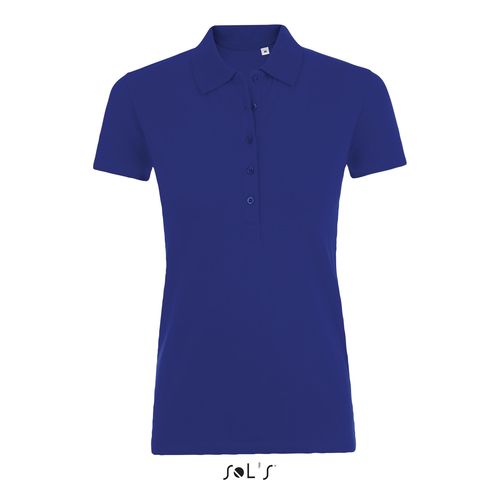 azul vivo POLO ALGODÓN-ELASTANO PARA MUJER SOL'S PHOENIX WOMEN