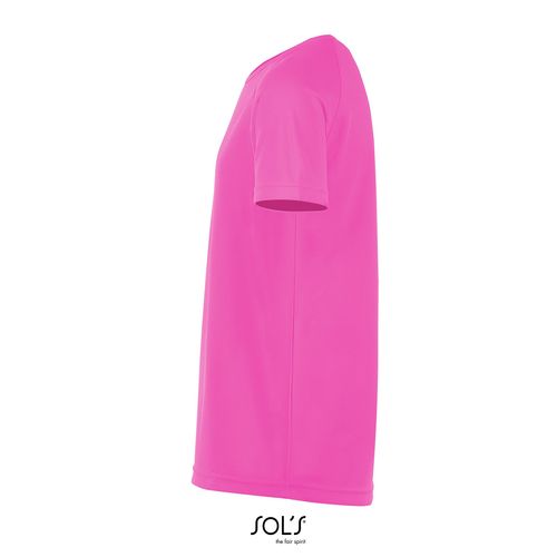 rosa fluo CAMISETA MANGAS RAGLÁN PARA NIÑOS SOL'S SPORTY KIDS