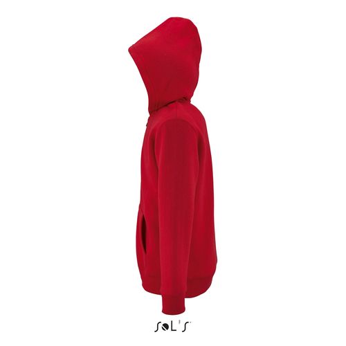 red SUDADERA CON CREMALLERA Y CAPUCHA SOL'S STONE KIDS