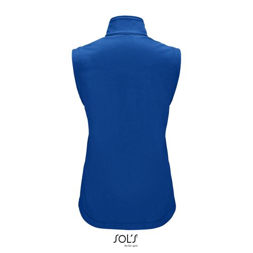 azulón CHALECO SOFTSHELL PARA MUJER SOL'S RACE BW WOMEN
