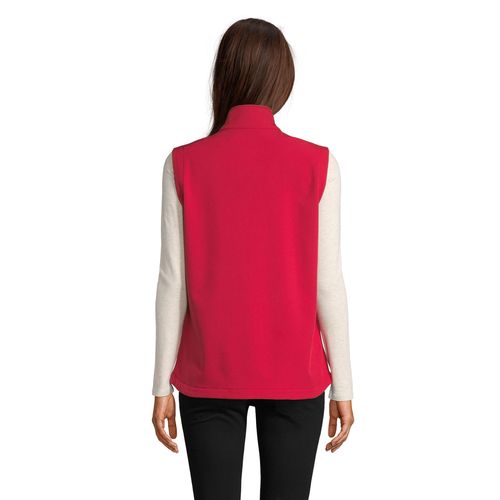 rojo pimiento CHALECO SOFTSHELL PARA MUJER SOL'S RACE BW WOMEN