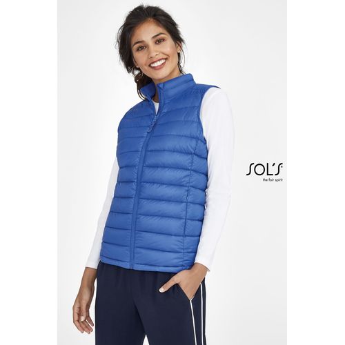 DOUDOUNE ULTRA LIGHT SANS MANCHE FEMME SOL'S WILSON BW WOMEN