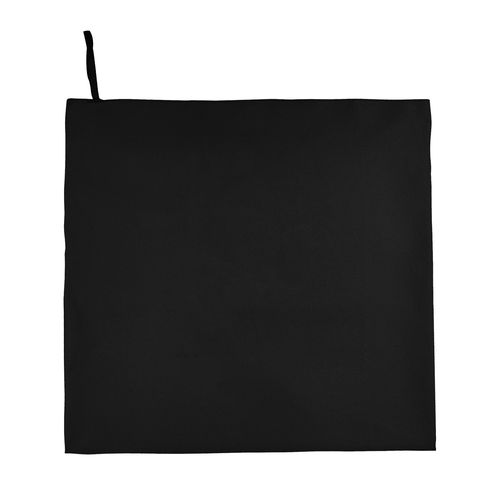 black TOALLA DE MICROFIBRA SOL'S ATOLL 100
