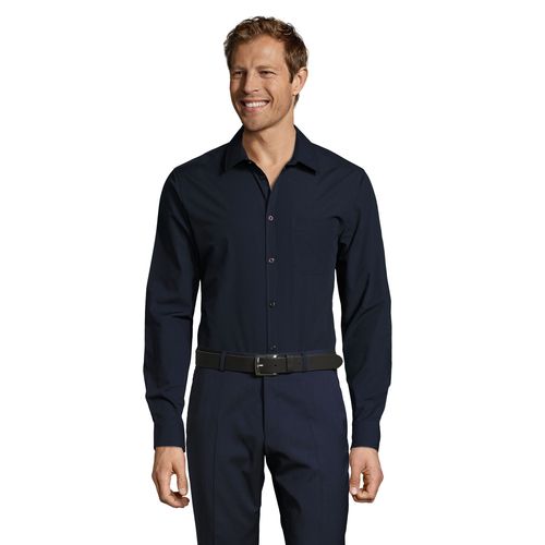 CHEMISE HOMME POPELINE MANCHES LONGUES SOL'S BALTIMORE FIT