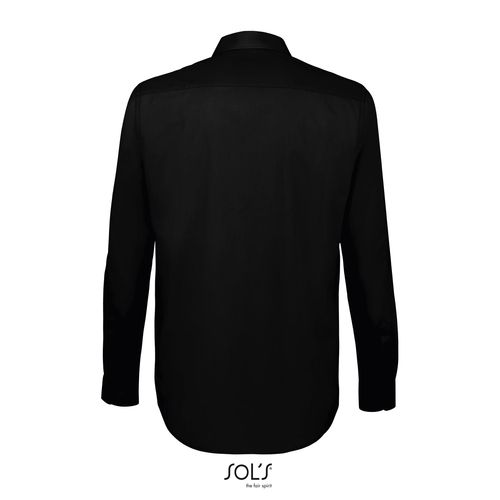 CHEMISE HOMME POPELINE MANCHES LONGUES SOL'S BALTIMORE FIT - 7