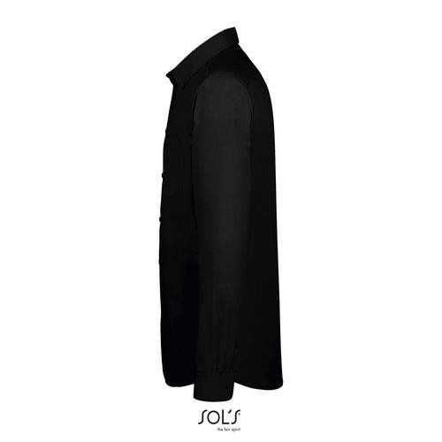 CHEMISE HOMME POPELINE MANCHES LONGUES SOL'S BALTIMORE FIT - 8