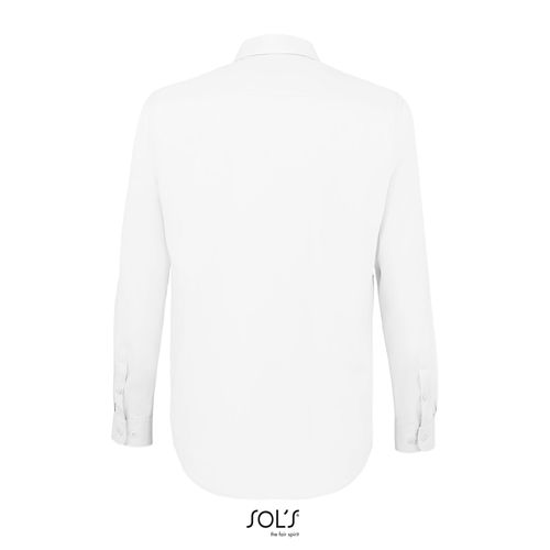 CHEMISE HOMME POPELINE MANCHES LONGUES SOL'S BALTIMORE FIT