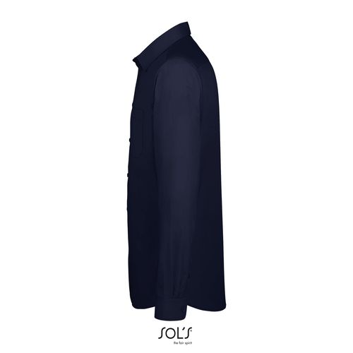 CHEMISE HOMME POPELINE MANCHES LONGUES SOL'S BALTIMORE FIT