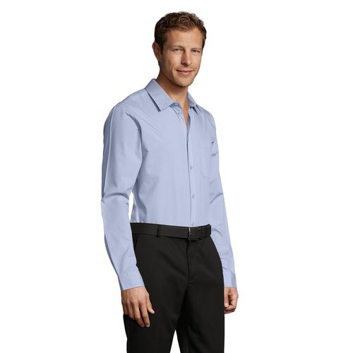 CHEMISE HOMME POPELINE MANCHES LONGUES SOL'S BALTIMORE FIT