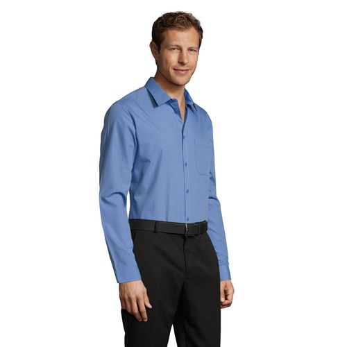 CHEMISE HOMME POPELINE MANCHES LONGUES SOL'S BALTIMORE FIT