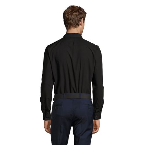 CHEMISE HOMME POPELINE MANCHES LONGUES SOL'S BALTIMORE FIT - 4