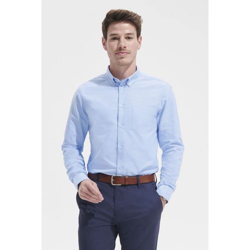 CHEMISE HOMME OXFORD MANCHES LONGUES SOL'S BOSTON FIT - 1