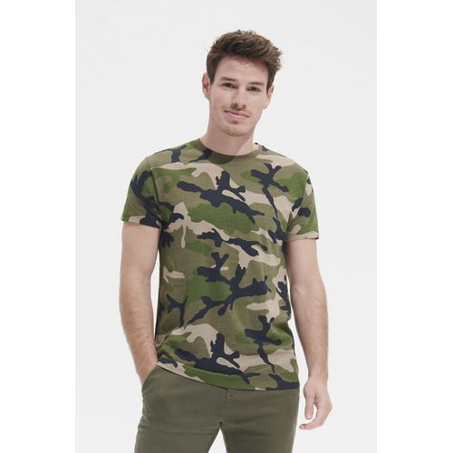 TEE-SHIRT HOMME COL ROND SOL'S CAMO MEN