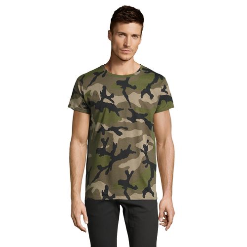 TEE-SHIRT HOMME COL ROND SOL'S CAMO MEN