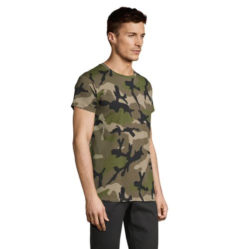 TEE-SHIRT HOMME COL ROND SOL'S CAMO MEN