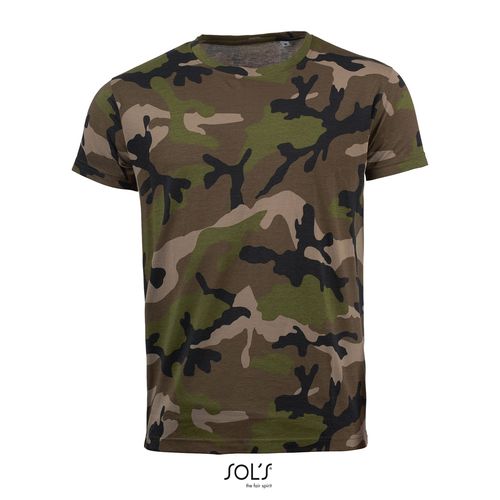 TEE-SHIRT HOMME COL ROND SOL'S CAMO MEN